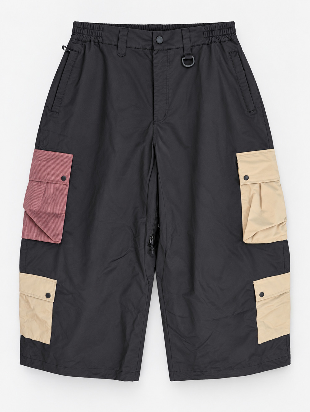 GSOU SNOW GS-UP2514 Cargo Snow Pants L Black Beige Burgundy NWT